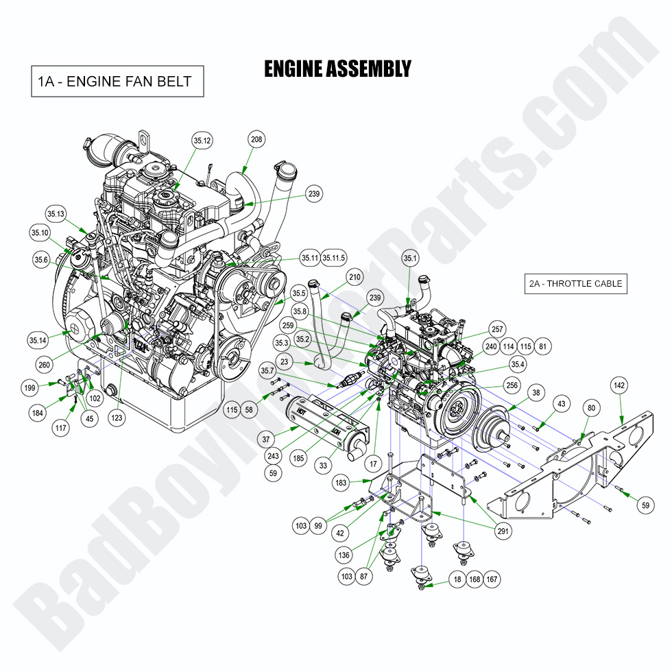 2022 Renegade - Diesel - Engine Assembly